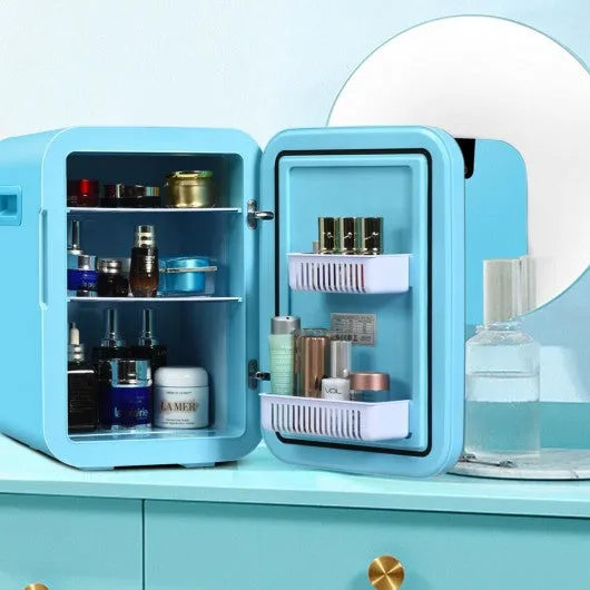 20L Compact Portable Makeup Skincare Fridge-Blue