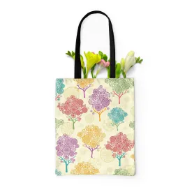 Abstract Trees Tote Bag Shoulder Purse | Multipurpose
