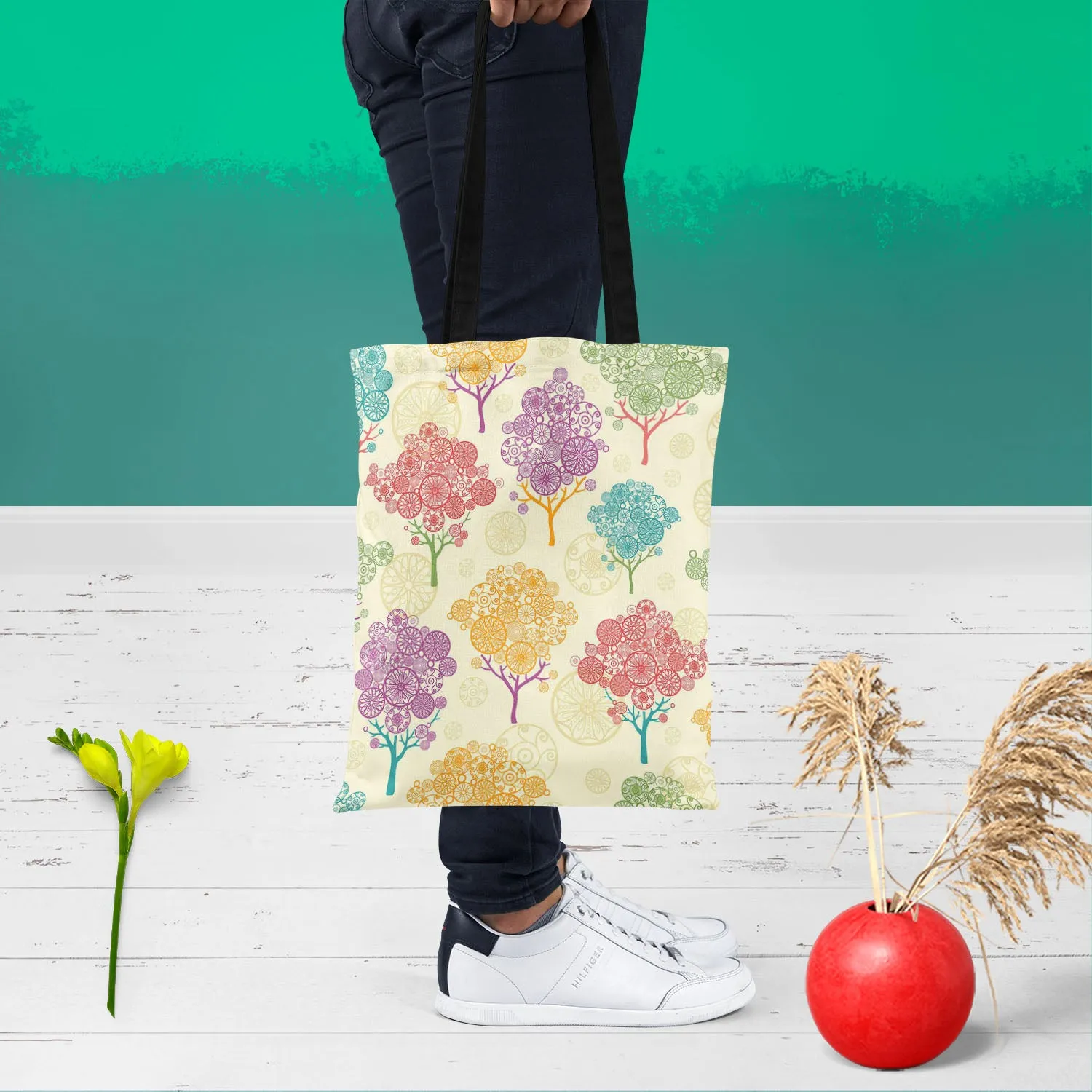 Abstract Trees Tote Bag Shoulder Purse | Multipurpose