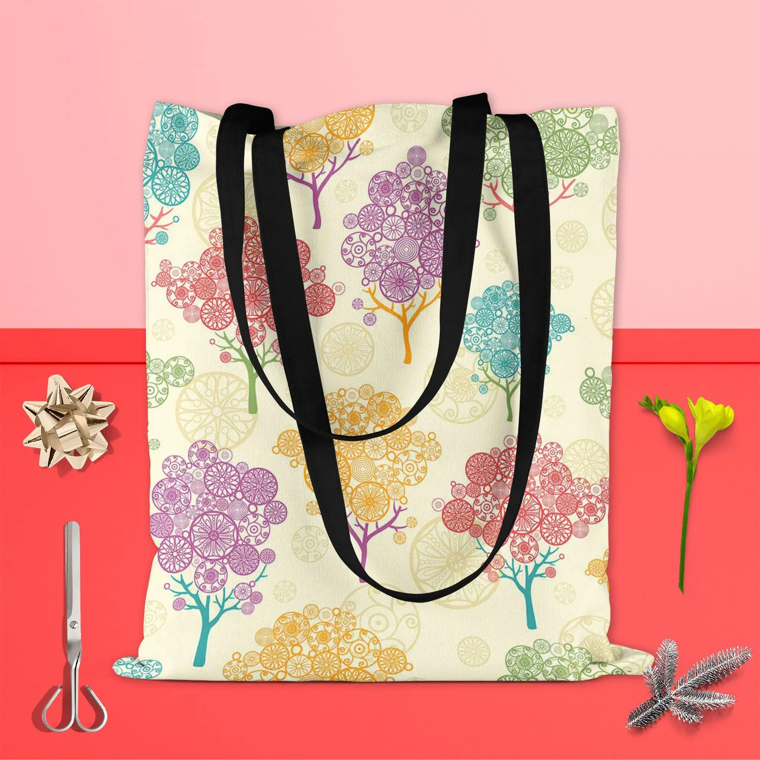 Abstract Trees Tote Bag Shoulder Purse | Multipurpose