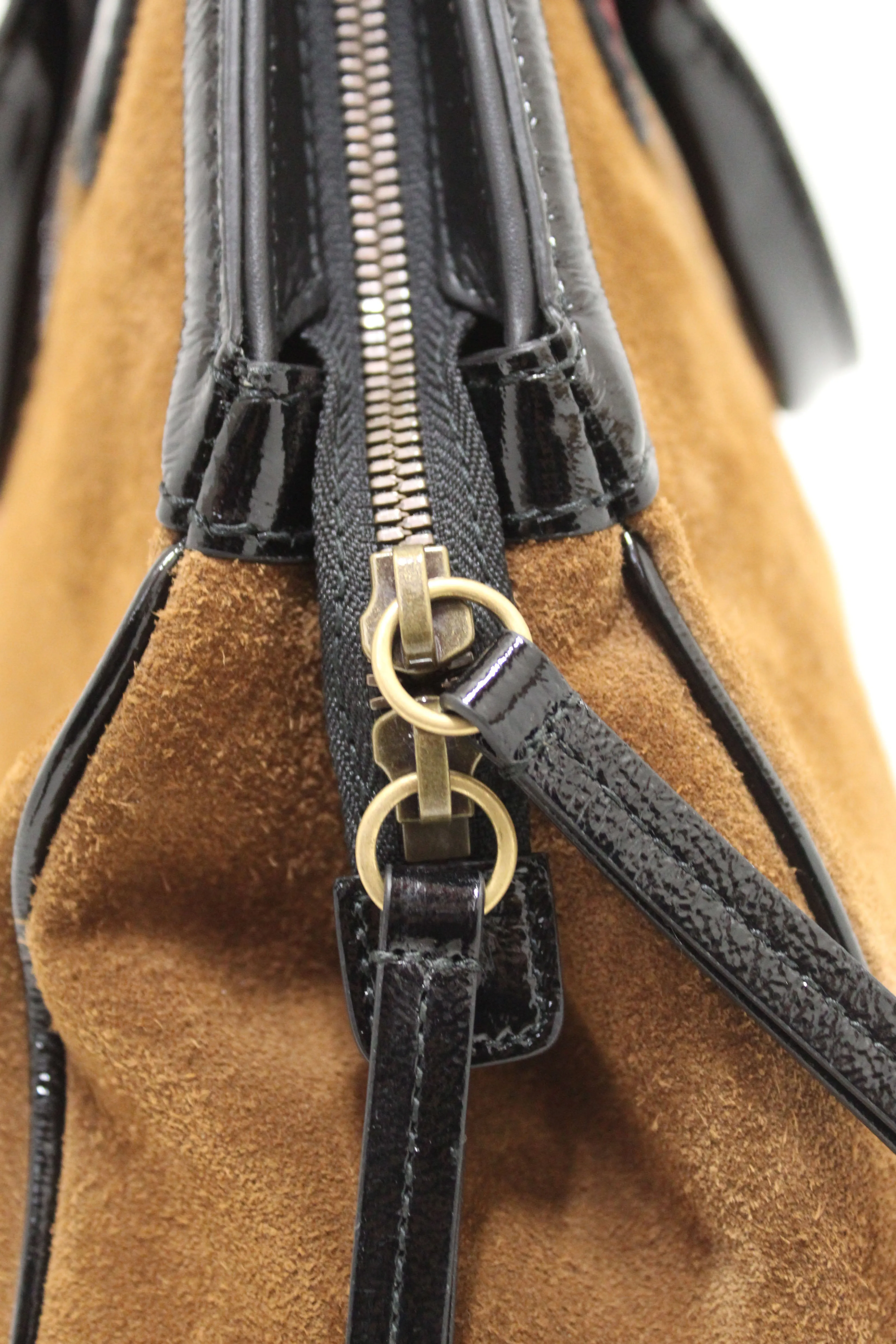 Authentic Gucci Brown Medium Ophidia ReBelle Top Handle Nocciola Bag