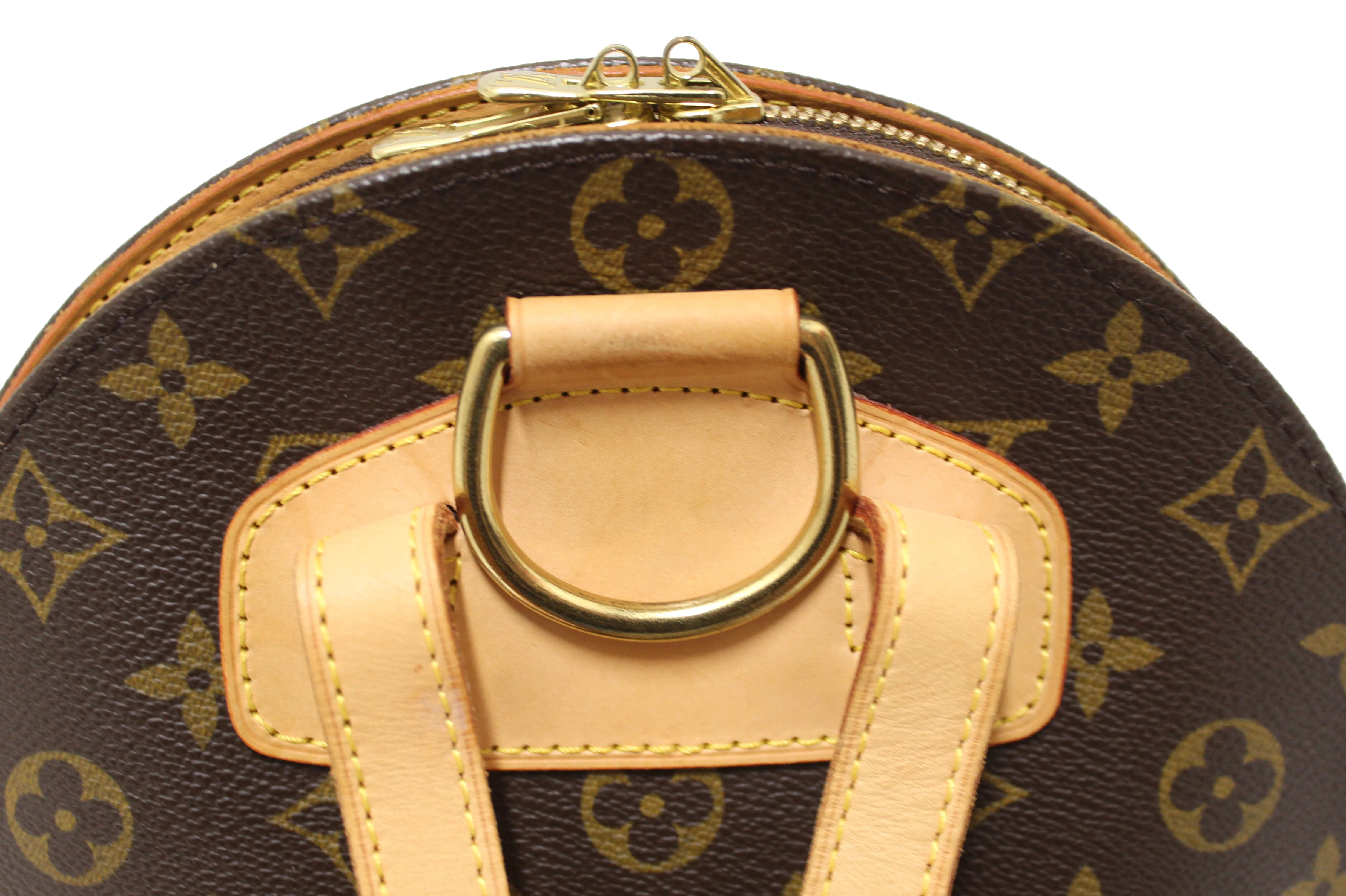 Authentic Louis Vuitton Classic Monogram Canvas Ellipse Sac a Dos Backpack