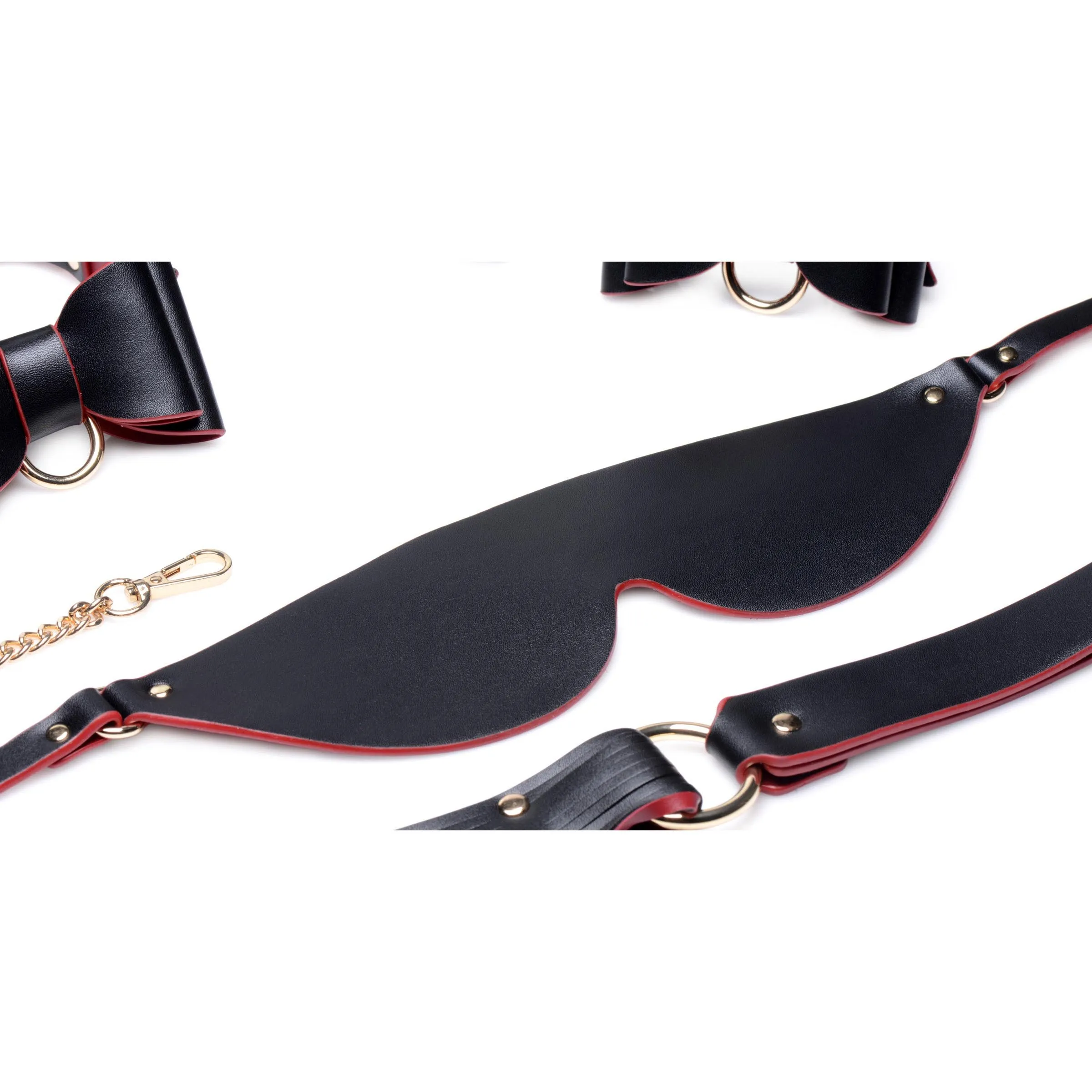Bondage To Go Black and Red Bow Bondage Set with Carry Case
