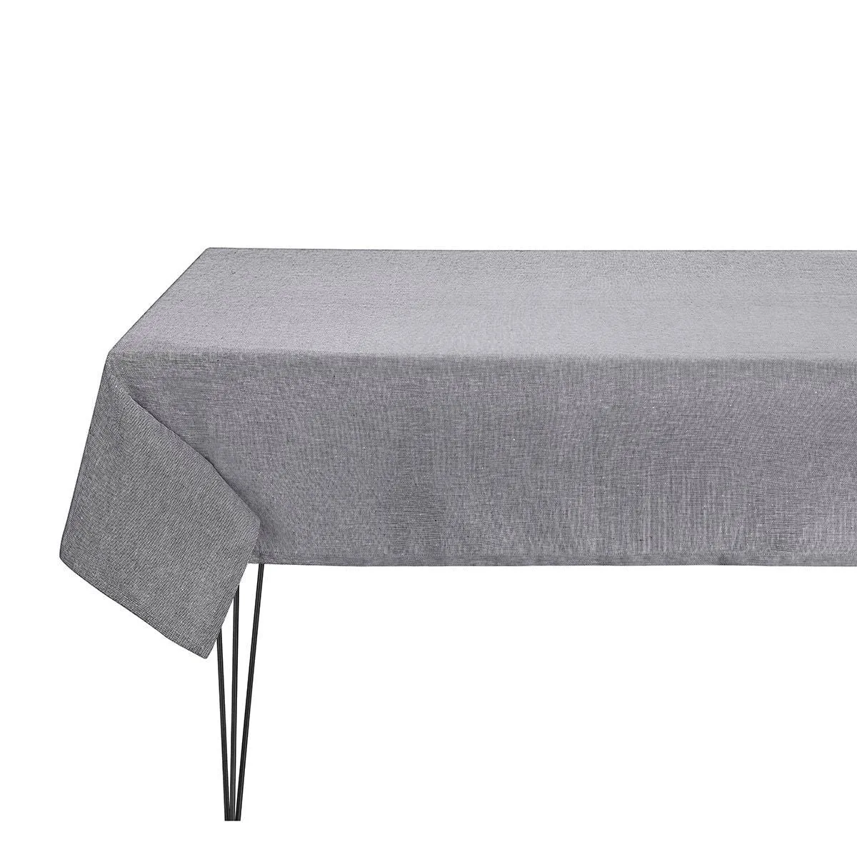 Casual Natte Blue Tablecloths & Napkins by Le Jacquard Français