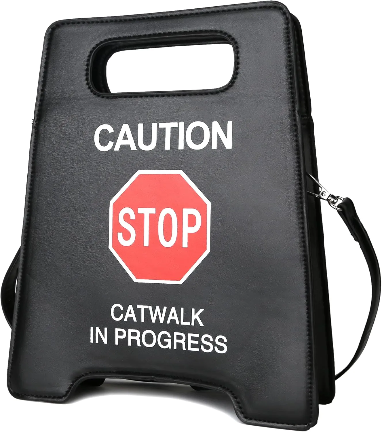 CAUTION Shoulder bag,PU Crossbody Tote Handbag for Women