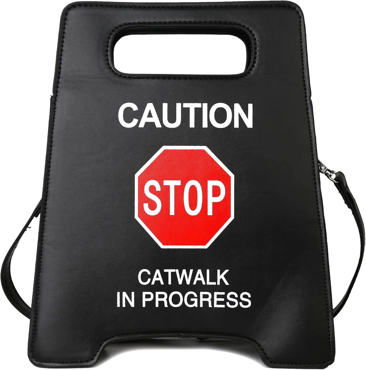 CAUTION Shoulder bag,PU Crossbody Tote Handbag for Women