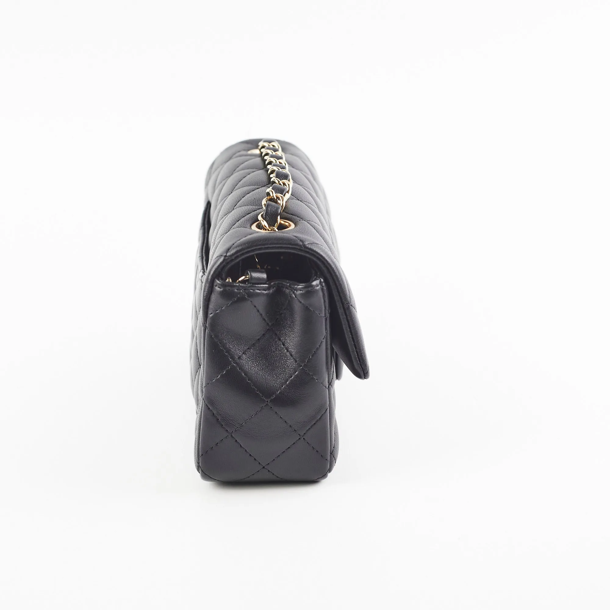 Chanel Mini Rectangular Lambskin Black Bag