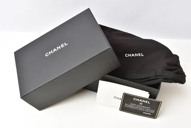 Chanel Red Velvet Clutch Bag/Flat Pouch