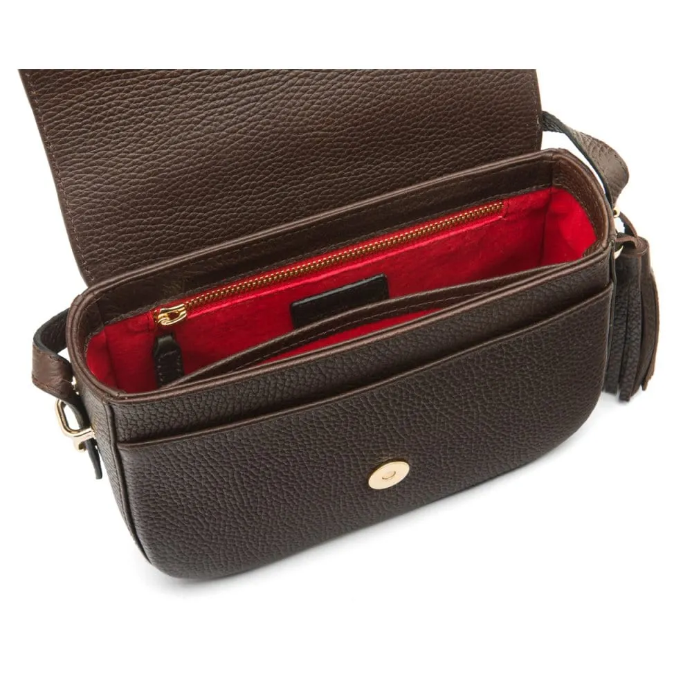 Clarice Tassel Bag - Brown