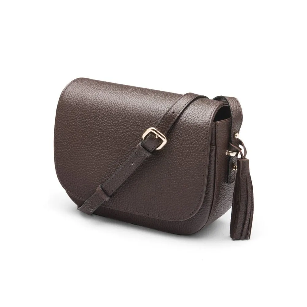 Clarice Tassel Bag - Brown