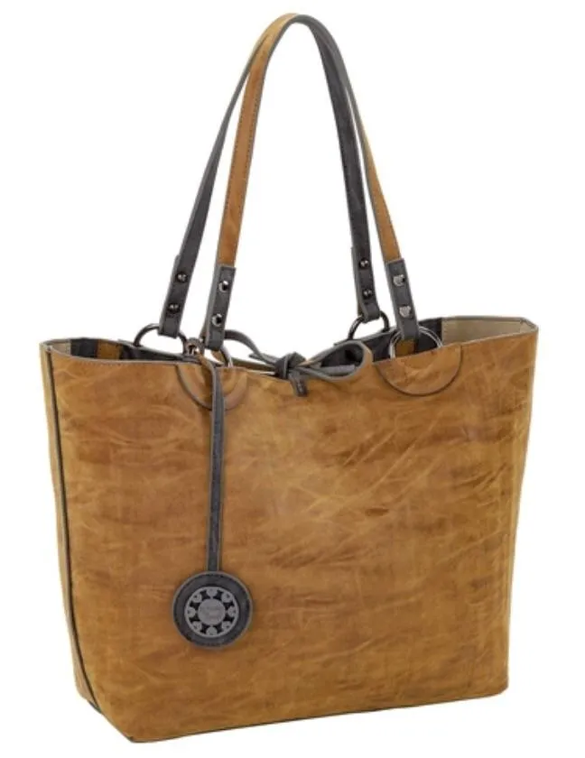 Colorblock Reversible Medium Tote
