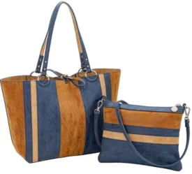 Colorblock Reversible Medium Tote