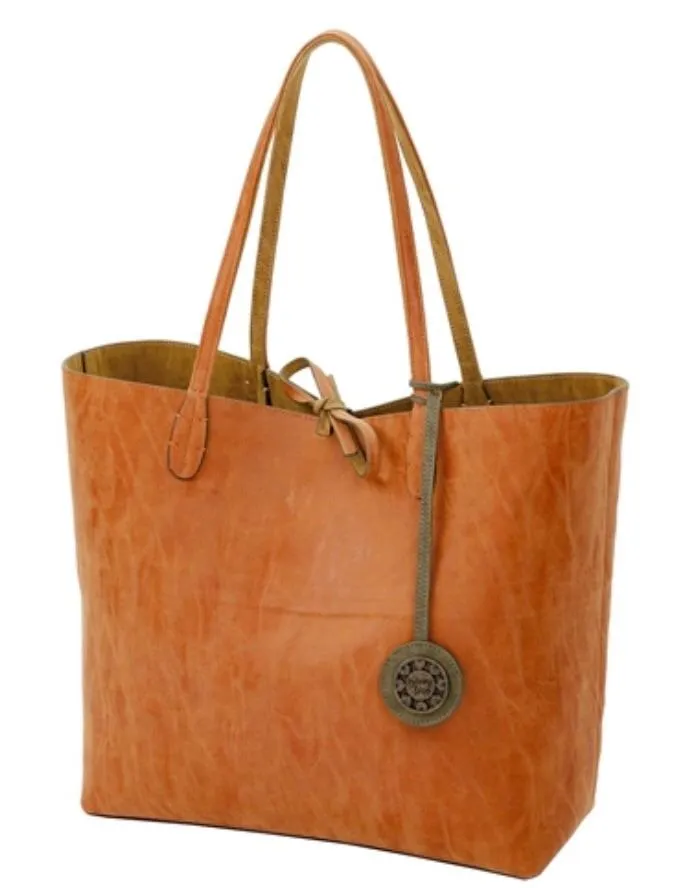 Colorblock Reversible Medium Tote