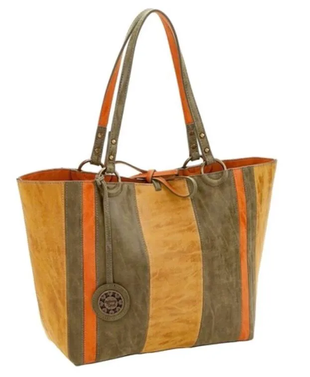 Colorblock Reversible Medium Tote