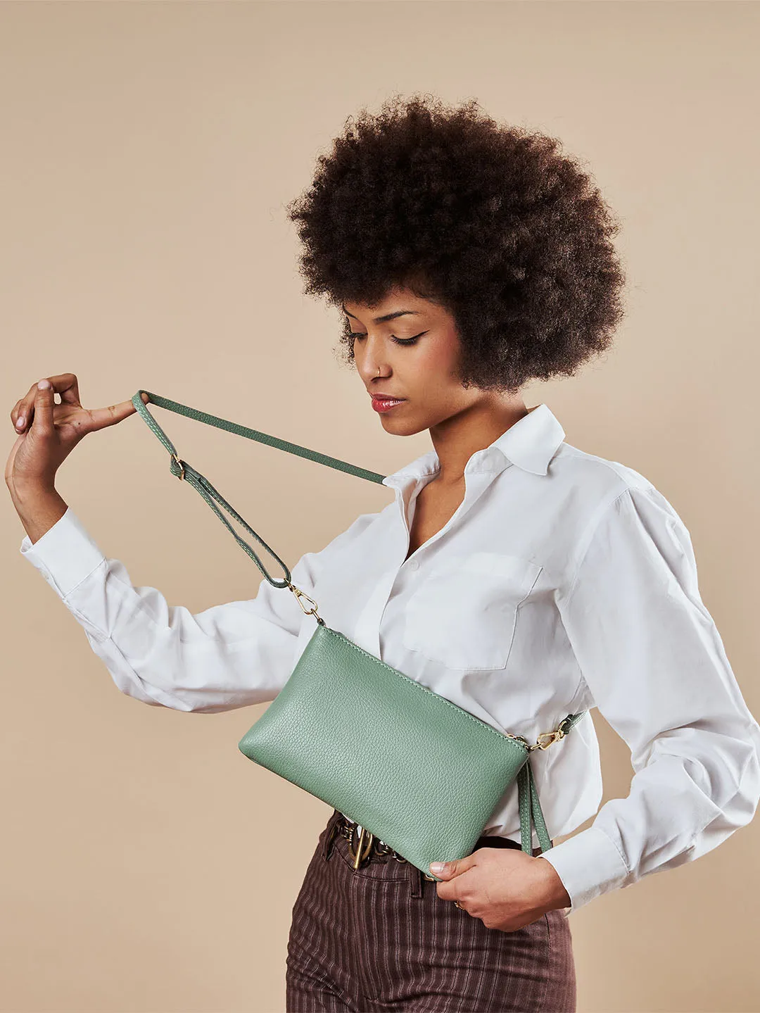 Eleganza Duo-Size Leather Purse