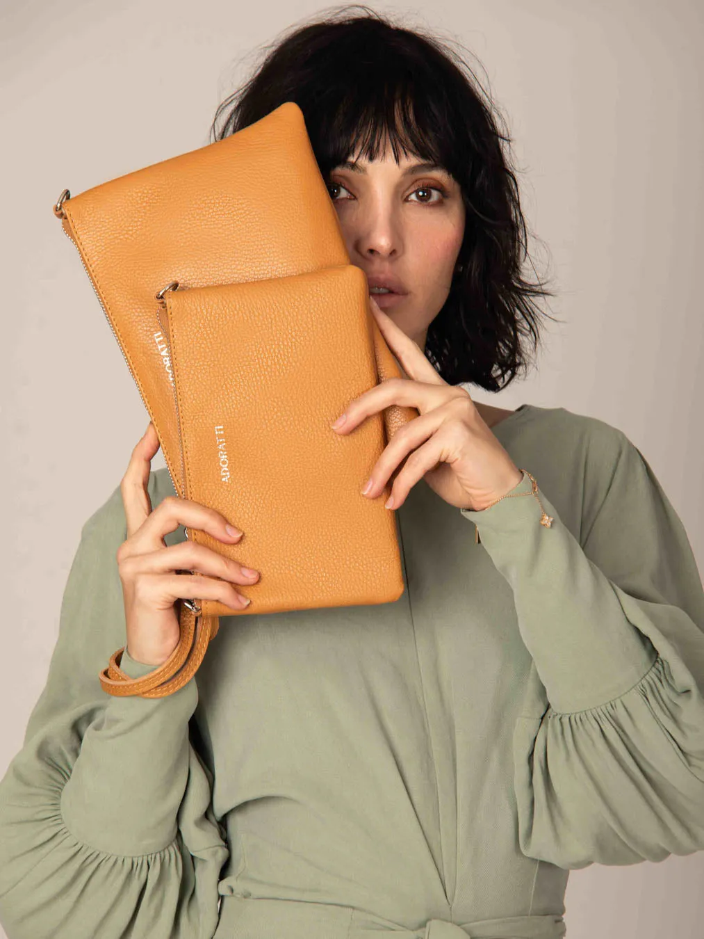 Eleganza Duo-Size Leather Purse