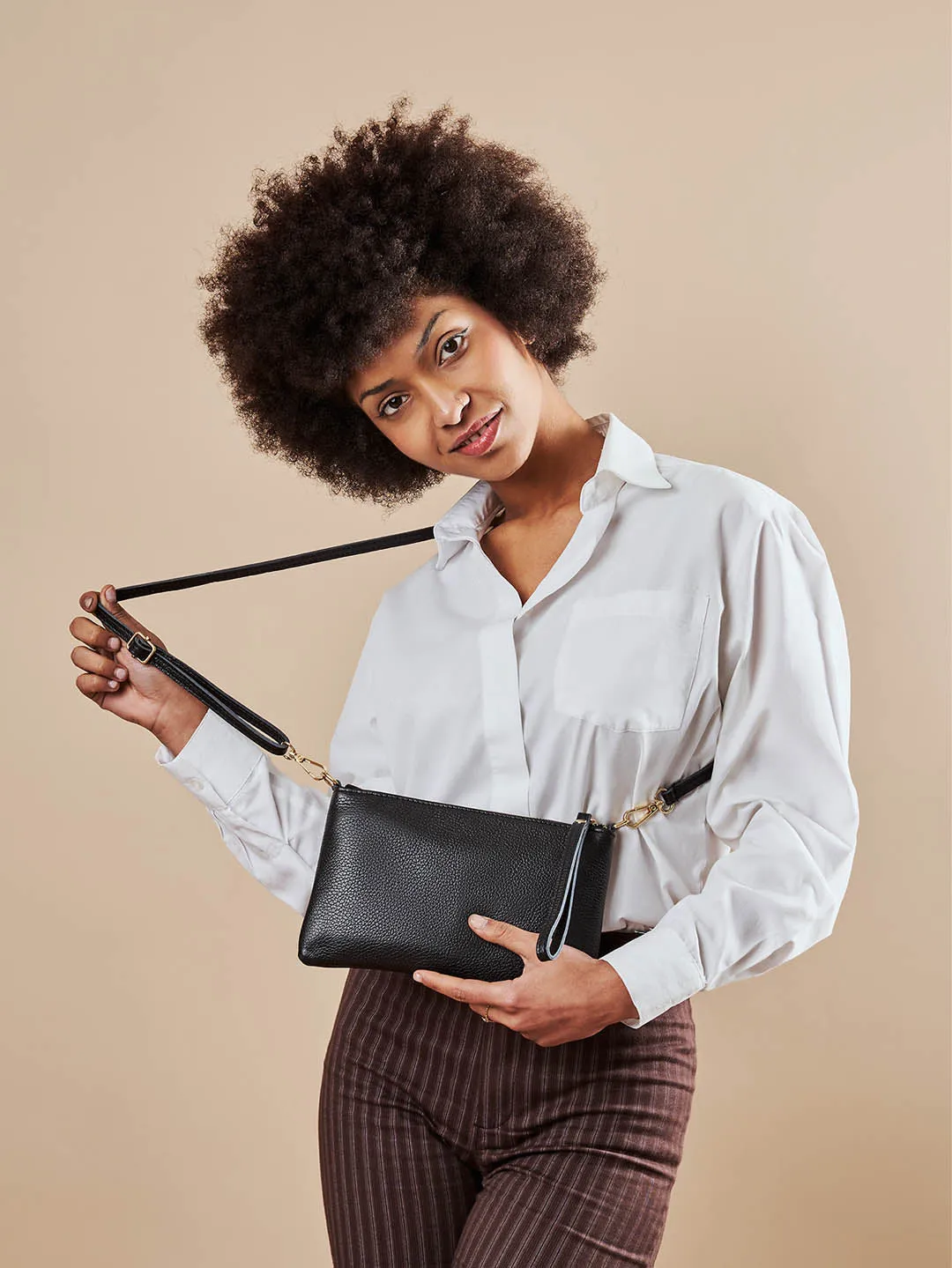 Eleganza Duo-Size Leather Purse