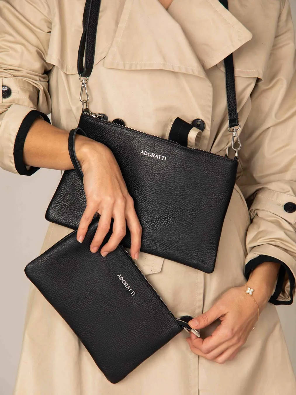 Eleganza Duo-Size Leather Purse