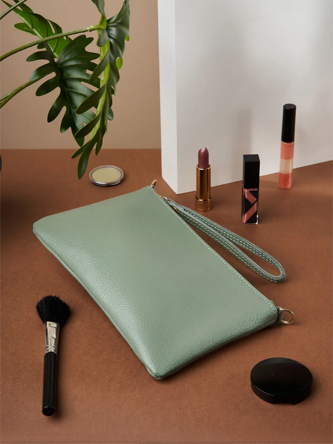 Eleganza Duo-Size Leather Purse