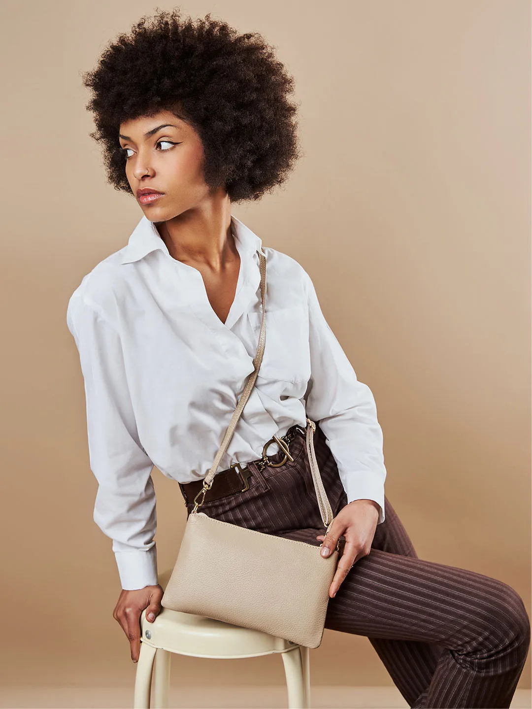 Eleganza Duo-Size Leather Purse