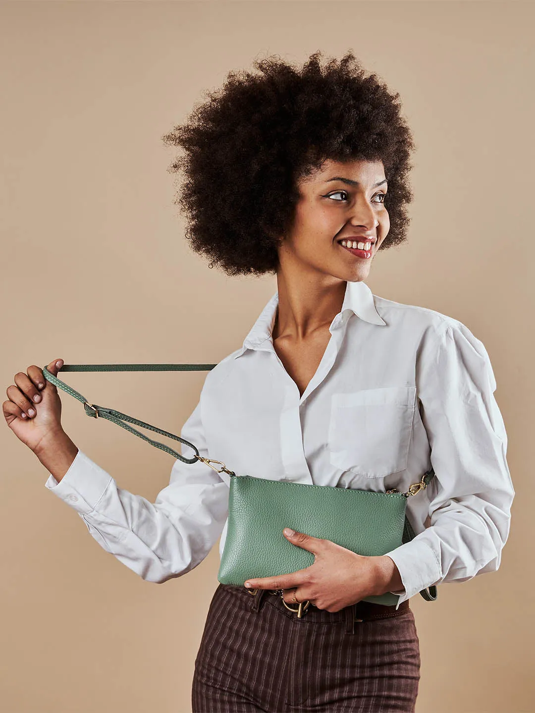 Eleganza Duo-Size Leather Purse