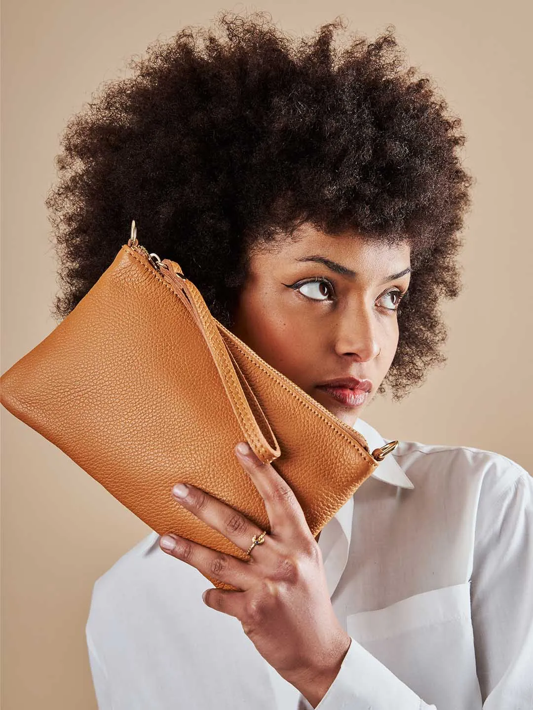 Eleganza Duo-Size Leather Purse
