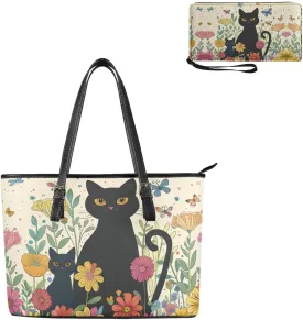 Fashion Purse and Wallet Set for Women Travel Outdoor Shopping Work