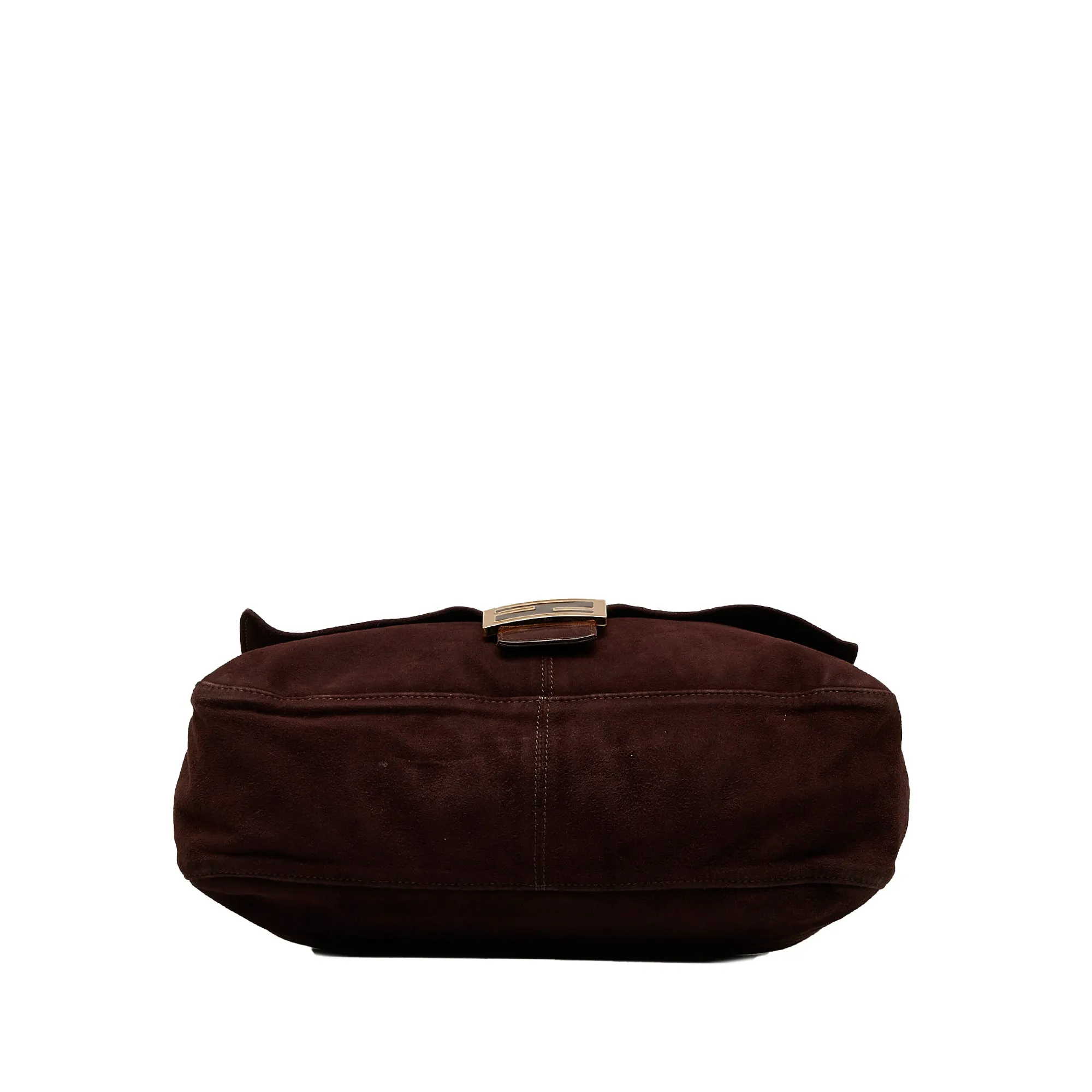FENDI FF Suede Shoulder Bag