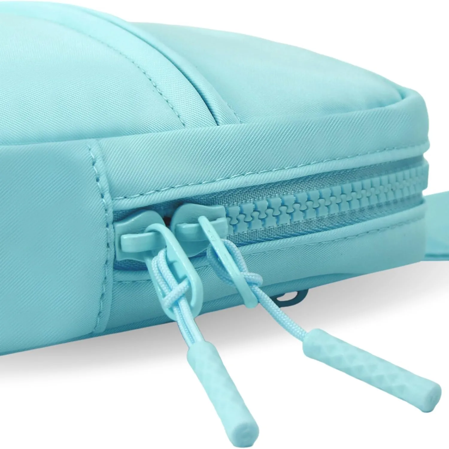 FORZAROCKET Ultralight Sling Bag w/Long Strap 70"  Small Crossbody Bag w/Extended Strap  Women Men Fanny Pack w/Anti-Theft Pocket  Two-Way Durable Zipper  Travel & Plus Size Friendly, Light Blue