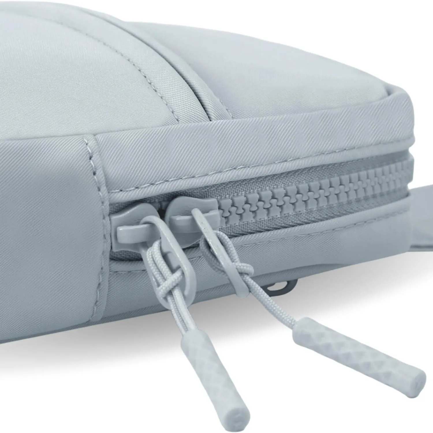 FORZAROCKET Ultralight Sling Bag w/Long Strap 70"  Small Crossbody Bag w/Extended Strap  Women Men Fanny Pack w/Anti-Theft Pocket  Two-Way Durable Zipper  Travel & Plus Size Friendly, Light Grey