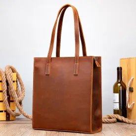 Genuine Leather Tote Bag for Women Shoulder Bag Handbag, Everyday Large Capacity Bag, Birthday Gift for Her