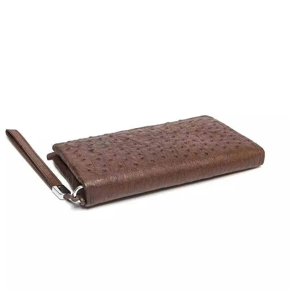 Genuine Ostrich Leather Clutch