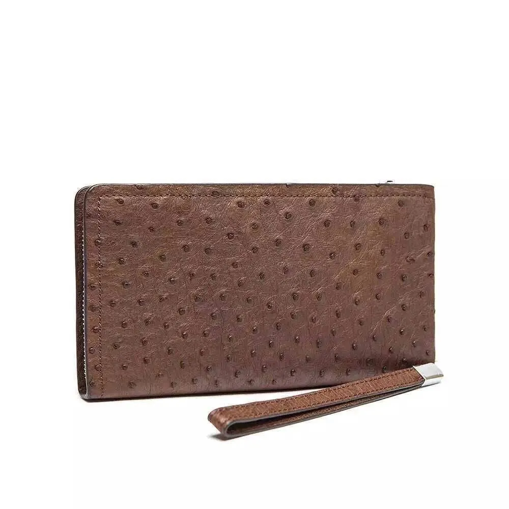 Genuine Ostrich Leather Clutch