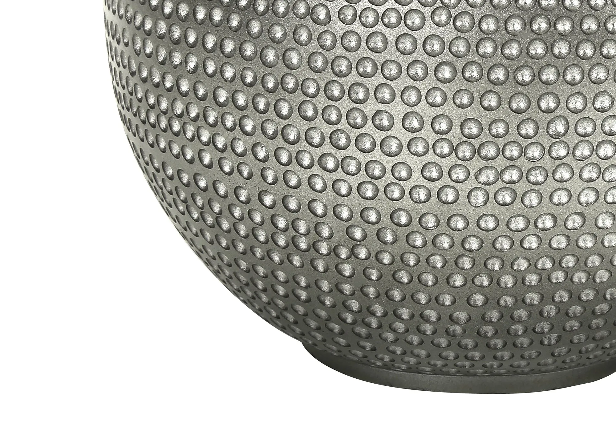 GlowLite 19"H Grey Resin Table Lamp - Modern Illumination with Ivory/Cream Shade