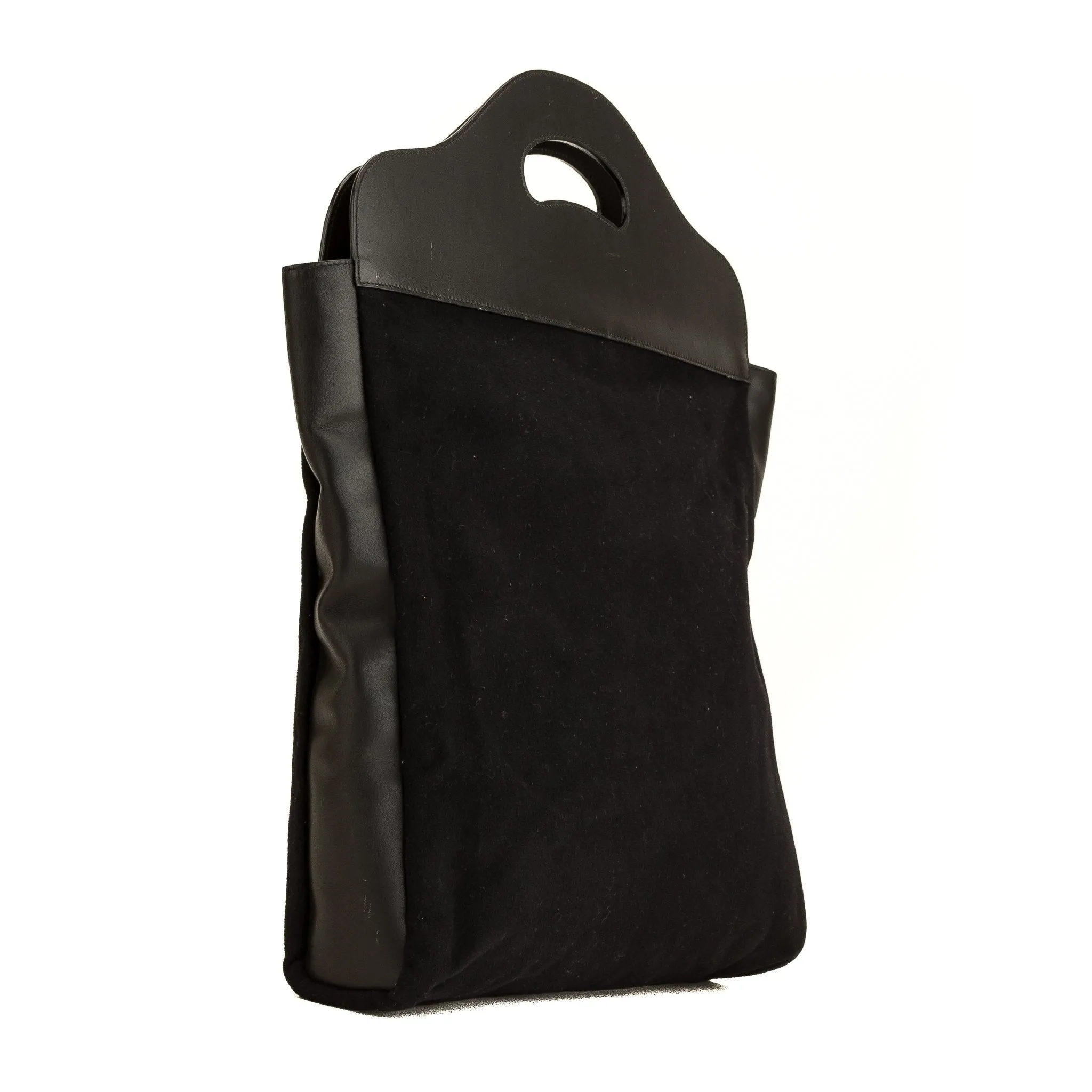 Gucci  Black Suede Tote Bag (5101040)