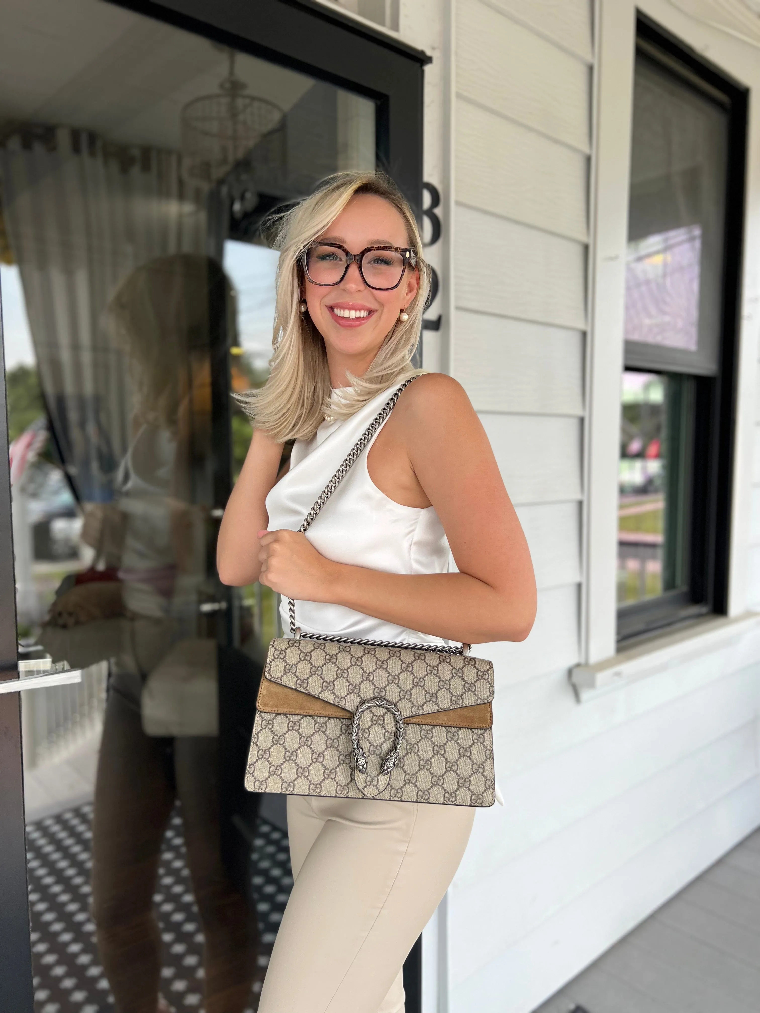Gucci GG Supreme Dionysus Medium Shoulder Bag