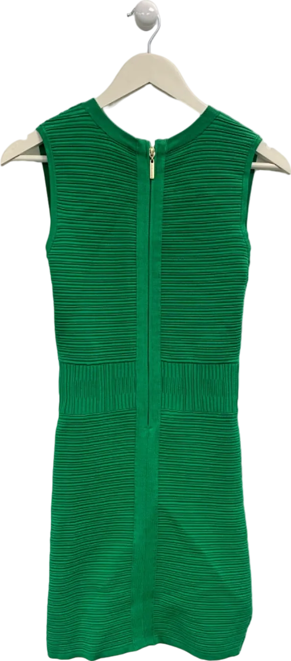 Guess Green Ribbed Dress UK S