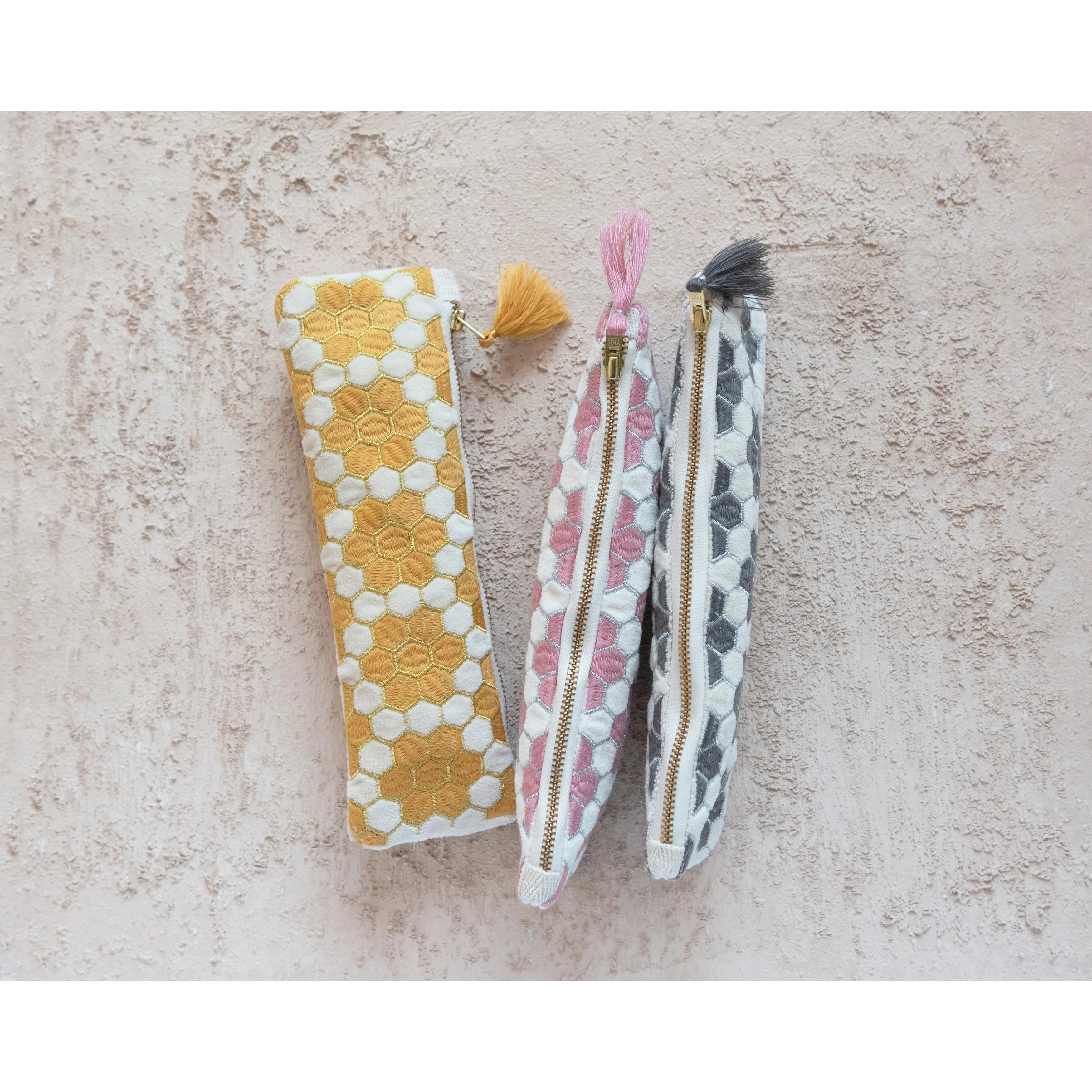 Honeycomb Zipper Pouch