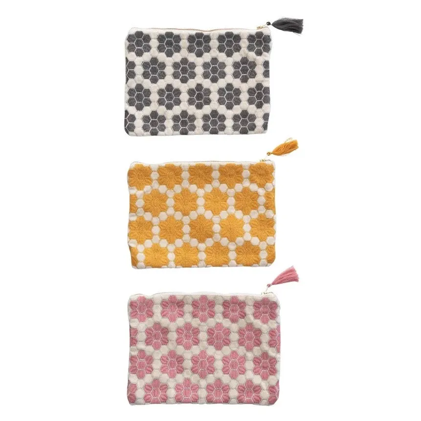 Honeycomb Zipper Pouch