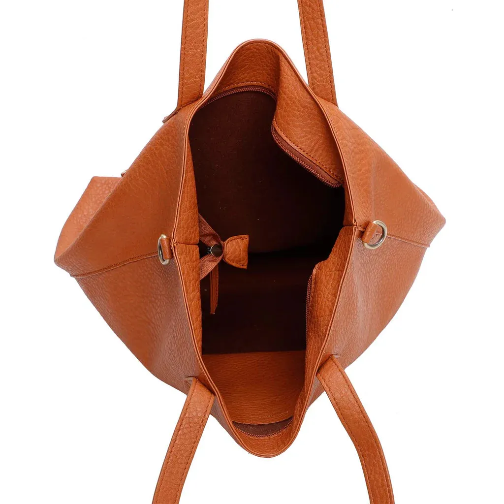 Katrina Tote Bag, Cognac