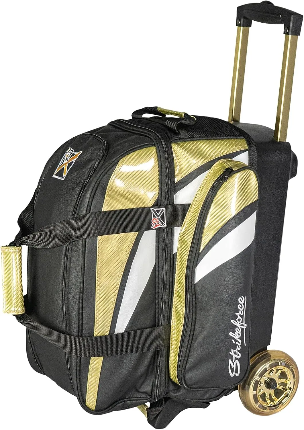 KR Strikeforce Cruiser Lux Blue Double Roller Bag - with 5" Smooth KRuze Wheels & Extra Long Handle