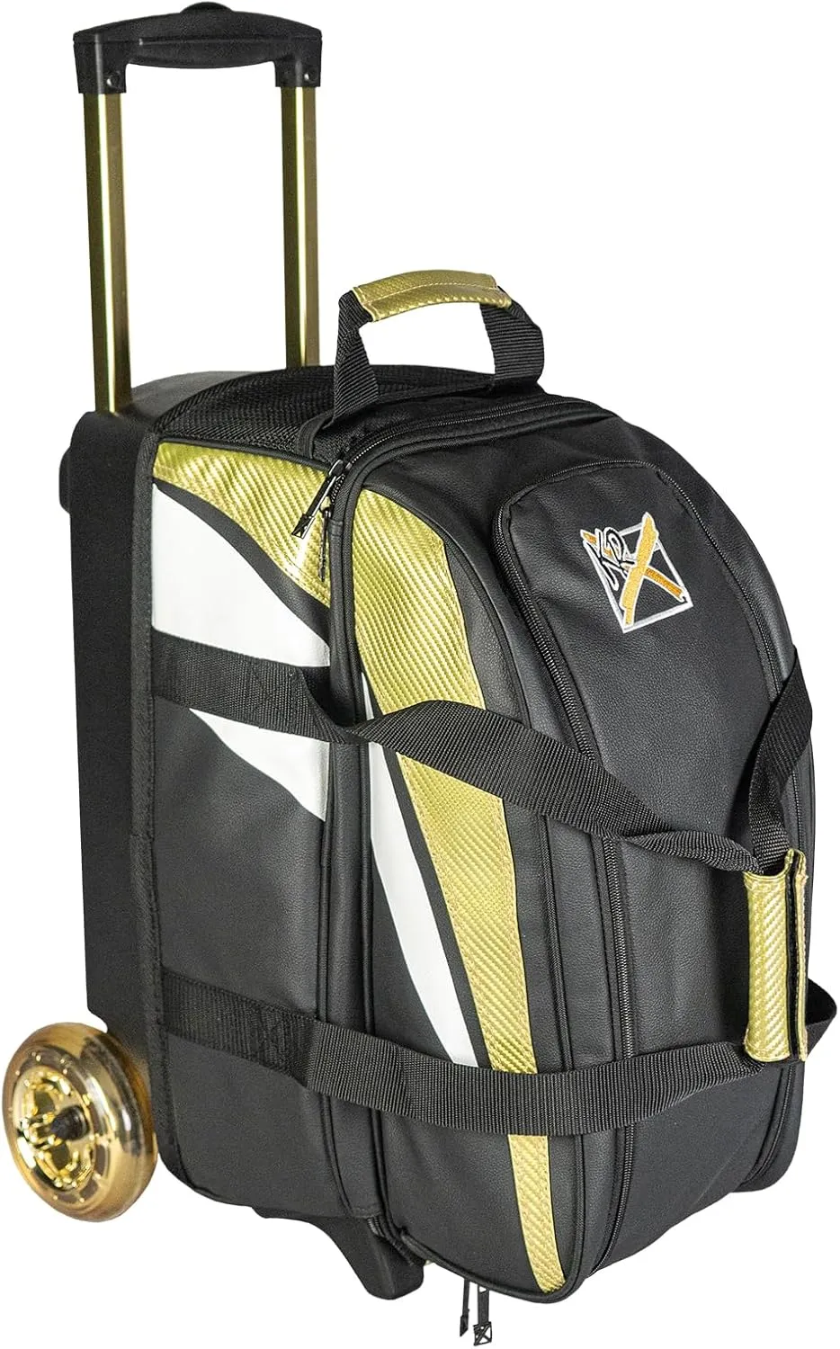 KR Strikeforce Cruiser Lux Blue Double Roller Bag - with 5" Smooth KRuze Wheels & Extra Long Handle