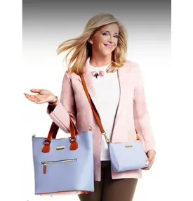 Leather Tote and Crossbody