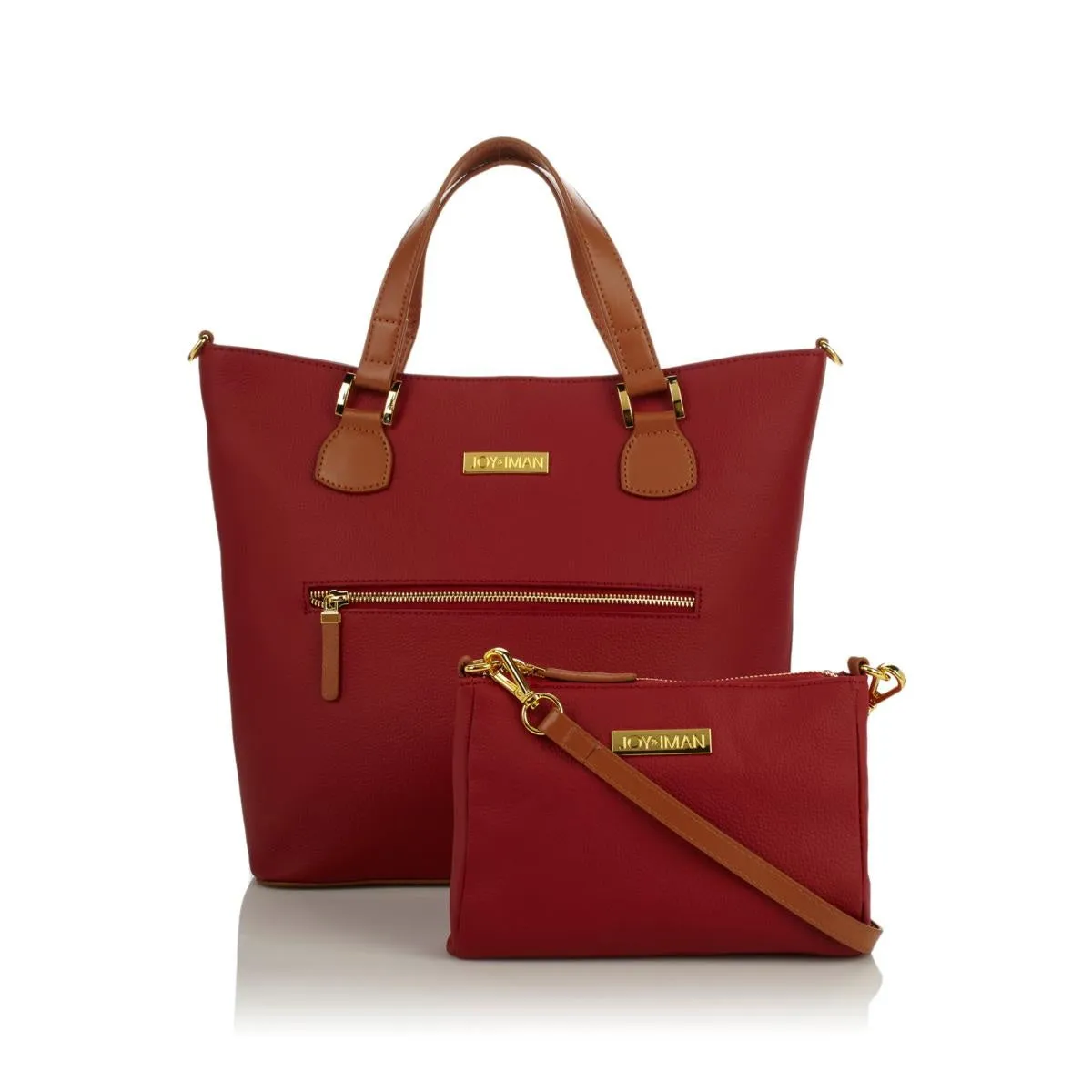 Leather Tote and Crossbody