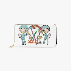 Long Type Zipper Purse, Dental Squad, awd-537