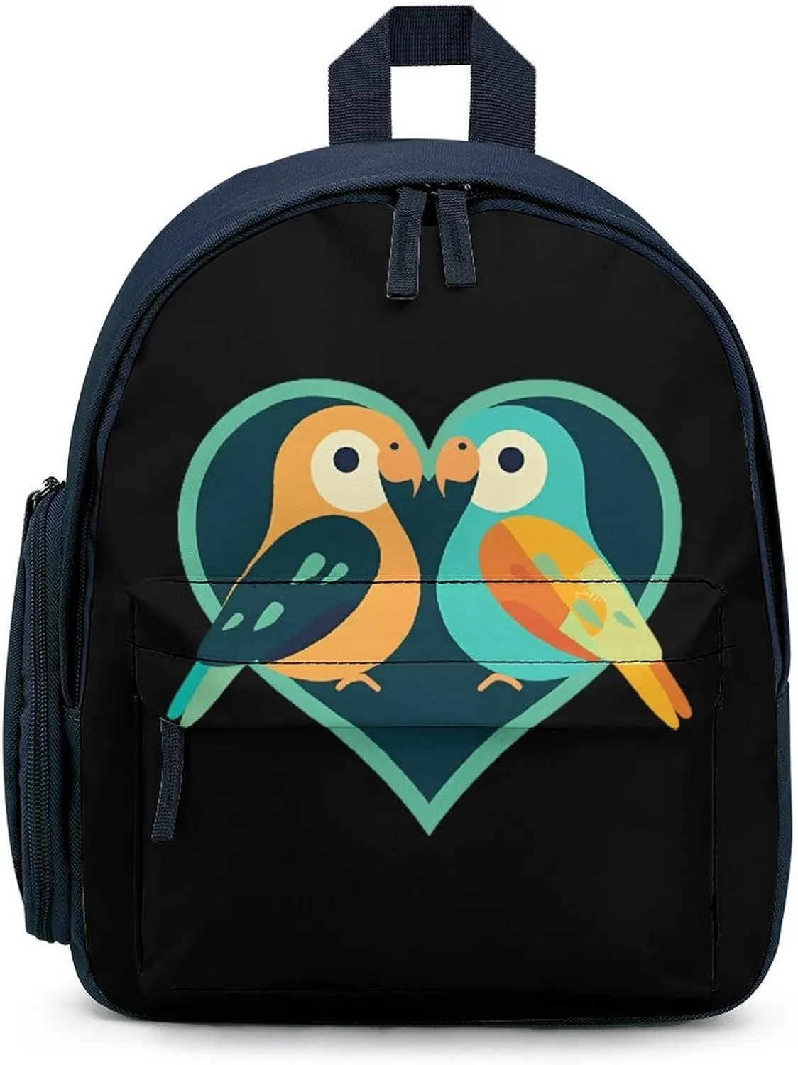 Lovebirds Cute Backpack Daily Casual Daypack Travel Mini Bag with Adjustable Strap Blue-style-27