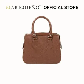MARGAUX Top Handle Sling Bag in Choco Brown