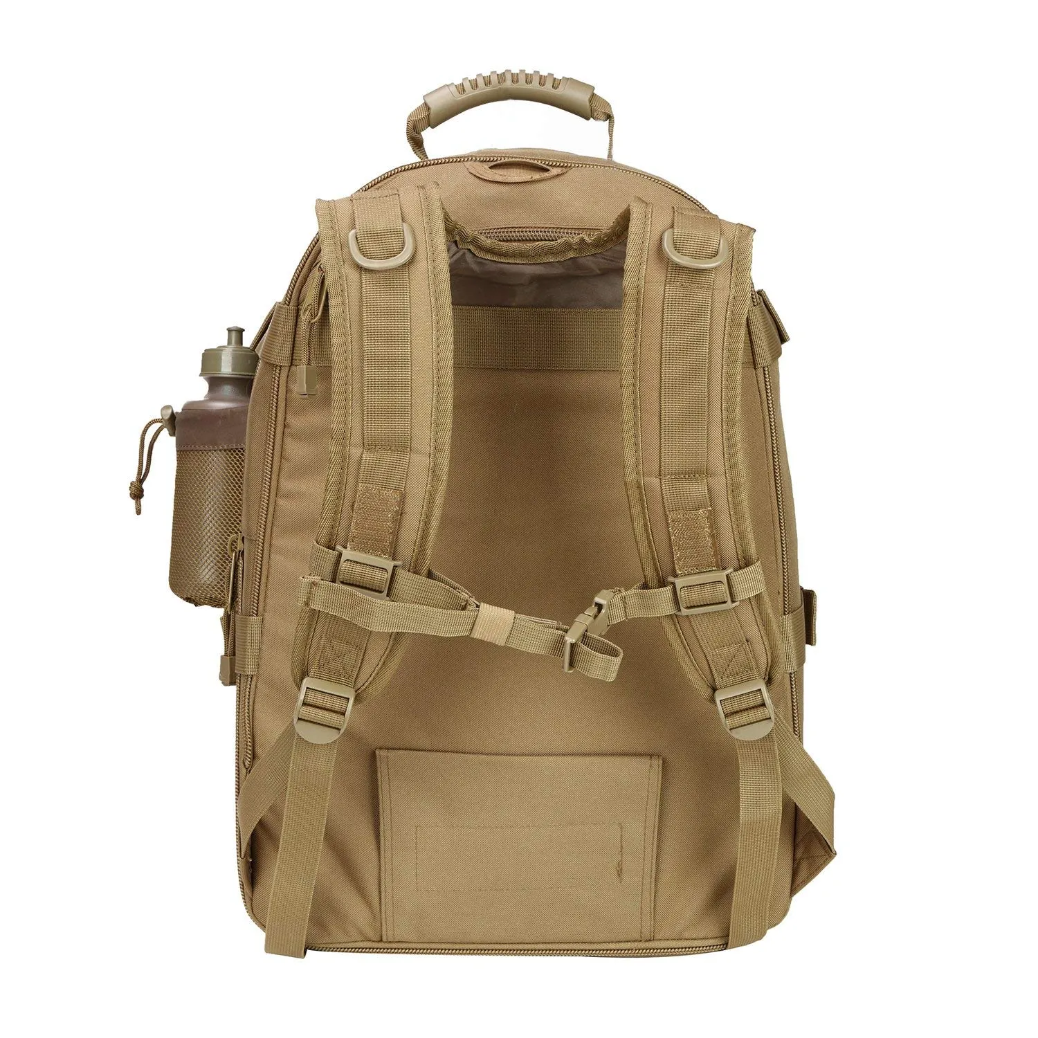 Military Expandable Travel Backpack Tactical Waterproof Work Backpack for Men(TAN)
