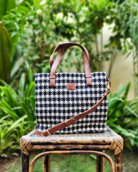 Monochrome Crush Box Bag