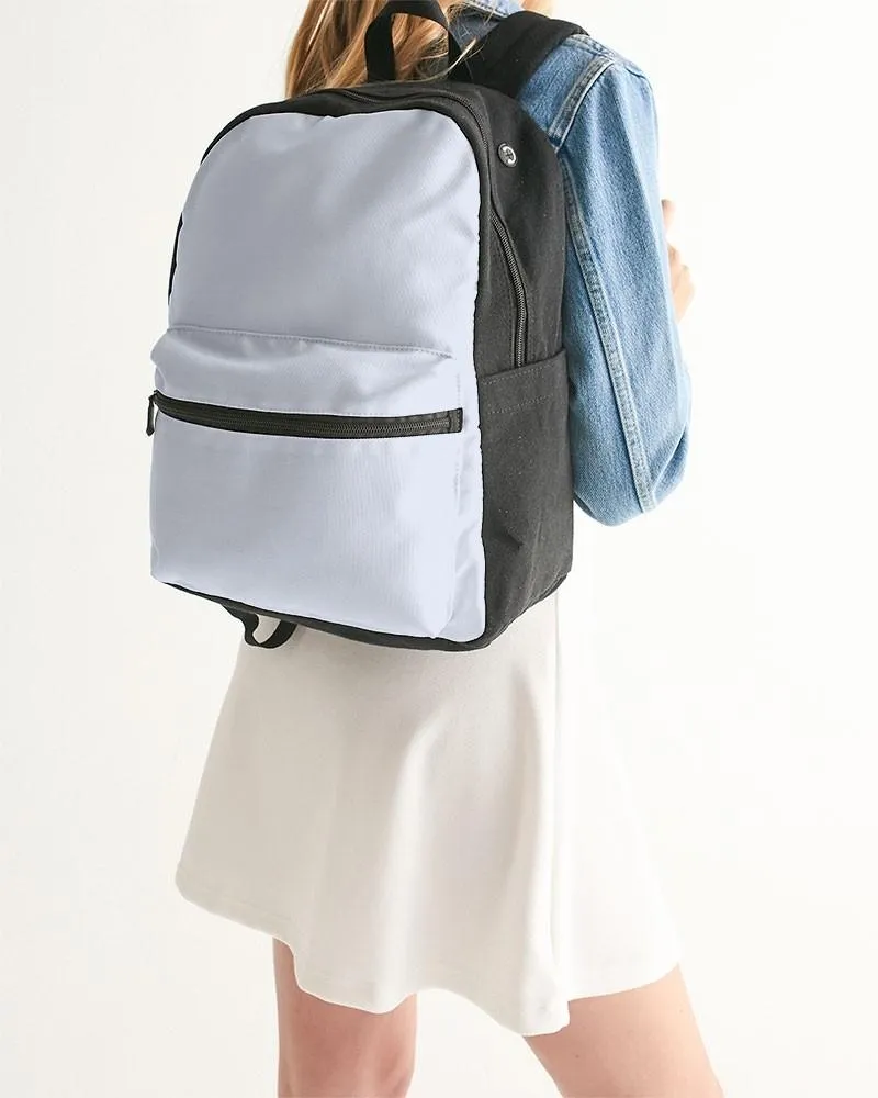 Pale Blue Canvas Backpack | Bright Pale Blue | C10M5Y0K0
